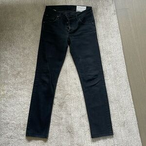 Super comfortable rag & bone slim jeans in black